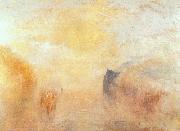 Joseph Mallord William Turner Sunrise Between Two Headlands oil on canvas